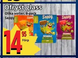 Supergrossen Ofryst glass erbjuda