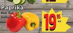 Supergrossen Paprika erbjuda