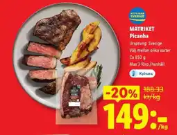 Lidl MATRIKET Picanha erbjuda