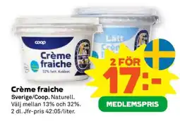 Stora Coop CRÈME FRAICHE erbjuda