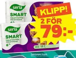 Stora Coop Serla SMART TOALETTPAPPER erbjuda