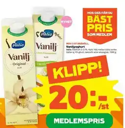 Stora Coop Vaniljyoghurt erbjuda