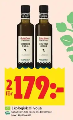 ICA Supermarket Ekologisk Olivolja erbjuda