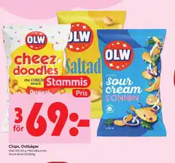 ICA Supermarket Chips, Ostbågar erbjuda