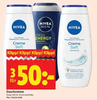 ICA Supermarket Duschcreme erbjuda