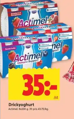 ICA Supermarket Drickyoghurt erbjuda