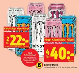 ICA Supermarket Energidryck erbjuda