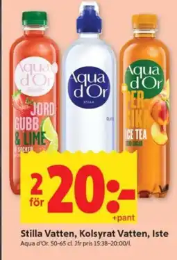 ICA Supermarket Stilla Vatten, Kolsyrat Vatten, Iste erbjuda
