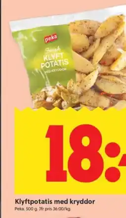 ICA Supermarket Klyftpotatis med kryddor erbjuda