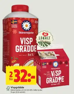 ICA Supermarket Vispgrädde erbjuda
