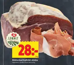 ICA Supermarket Röktorkad Kallrökt skinka erbjuda