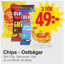 Matöppet Chips - Ostbågar erbjuda