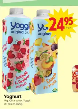 Matöppet Yoghurt erbjuda