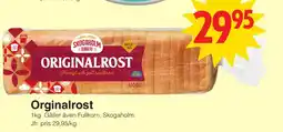 Matöppet Orginalrost erbjuda