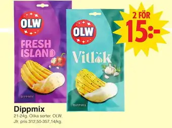 Matöppet Dippmix erbjuda
