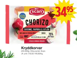Matöppet Kryddkorvar erbjuda