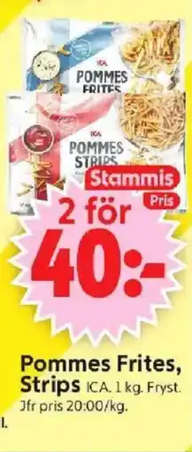 ICA Supermarket Pommes Frites, Strips erbjuda