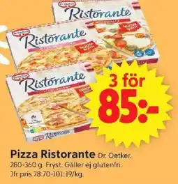 ICA Supermarket Pizza Ristorante erbjuda
