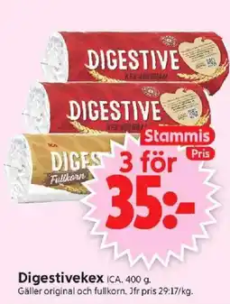 ICA Supermarket Digestivekex erbjuda