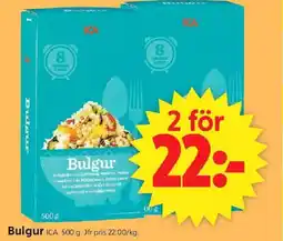 ICA Supermarket Bulgur erbjuda