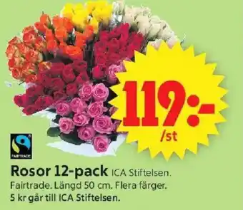 ICA Supermarket Rosor 12-pack erbjuda