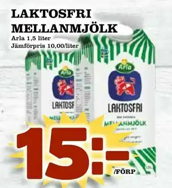 Matboden Ektorp Laktosfri mellanmjölk erbjuda