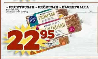fruktkusar • frökusar • havrefralla