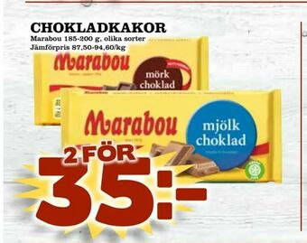 Nelins Chokladkakor erbjuda