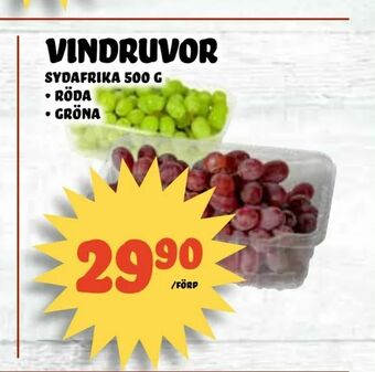 Nelins vindruvor erbjuda