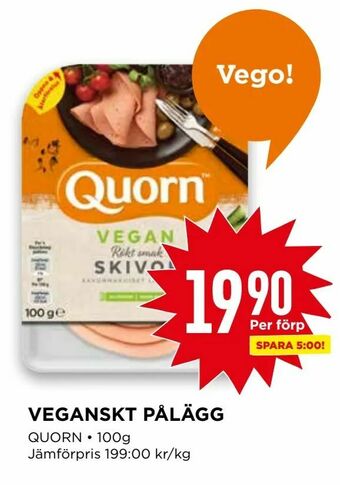 Willys Veganskt pålägg erbjuda