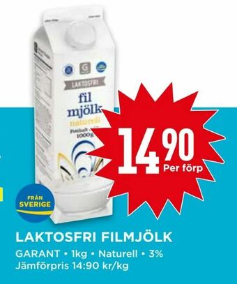 Willys Laktosfri filmjölk erbjuda
