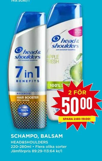 Willys Schampo, balsam erbjuda