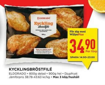 Willys Hemma Kycklingbröstfilé erbjuda
