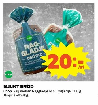 Coop Mjukt bröd erbjuda