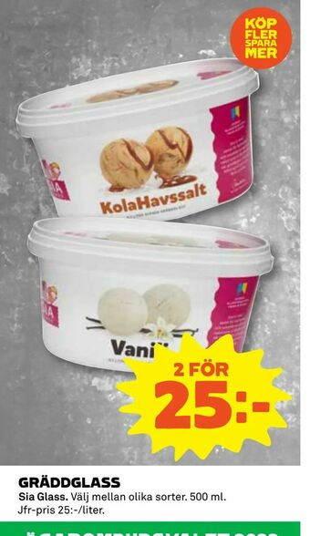 Coop Gräddglass erbjuda