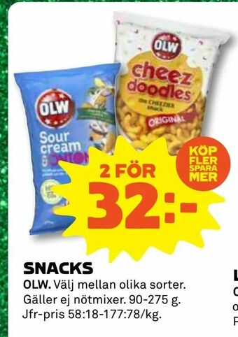 Coop Snacks erbjuda