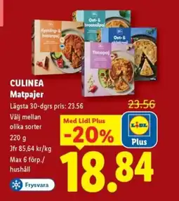 Lidl CULINEA Matpajer erbjuda