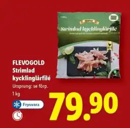 Lidl FLEVOGOLD Strimlad kycklinglårfilé erbjuda