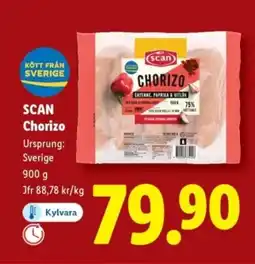 Lidl SCAN Chorizo erbjuda