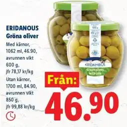 Lidl ERIDANOUS Gröna oliver erbjuda
