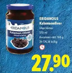 Lidl ERIDANOUS Kalamonoliver erbjuda