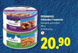 Lidl ERIDANOUS Grönsaker i tomatsås erbjuda