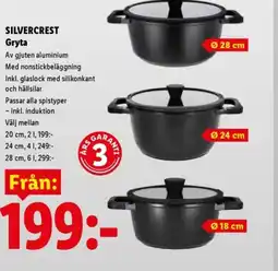Lidl SILVERCREST Gryta erbjuda