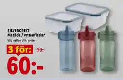 Lidl SILVERCREST Matlåda / vattenflaska erbjuda