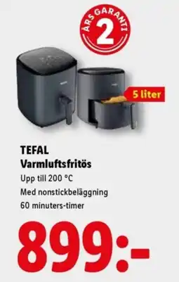Lidl TEFAL Varmluftsfritös erbjuda