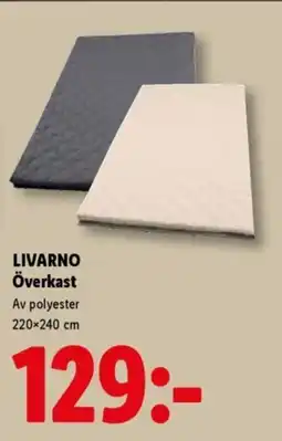 Lidl LIVARNO Överkast erbjuda
