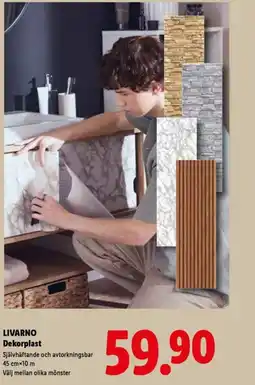 Lidl LIVARNO Dekorplast erbjuda