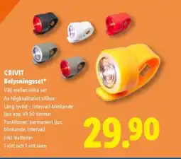 Lidl CRIVIT Belysningsset erbjuda