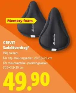 Lidl CRIVIT Sadelöverdrag erbjuda