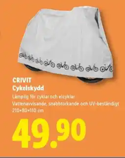 Lidl CRIVIT Cykelskydd erbjuda